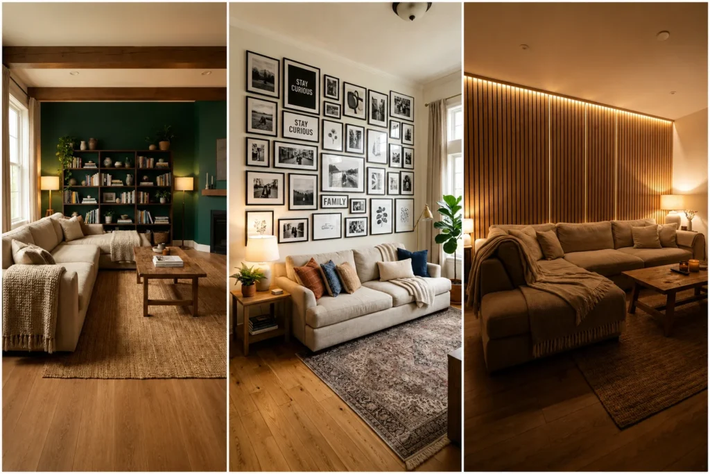 living room accent wall ideas