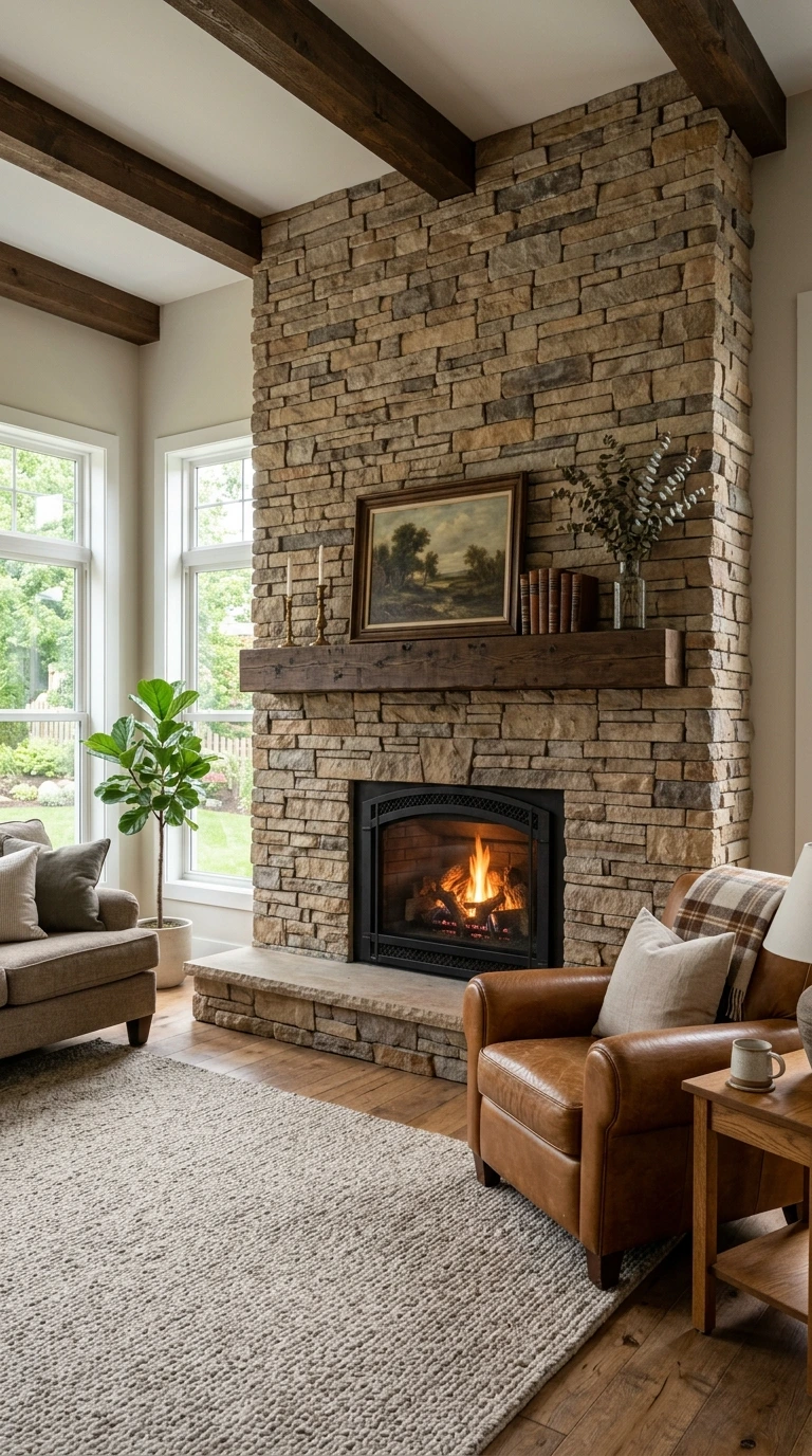 living room accent wall ideas 8