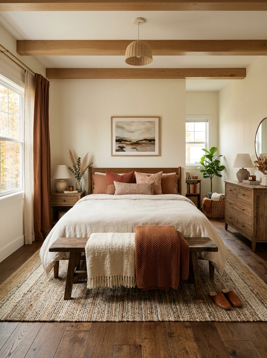 new deco fall room decor rich brown tones 26