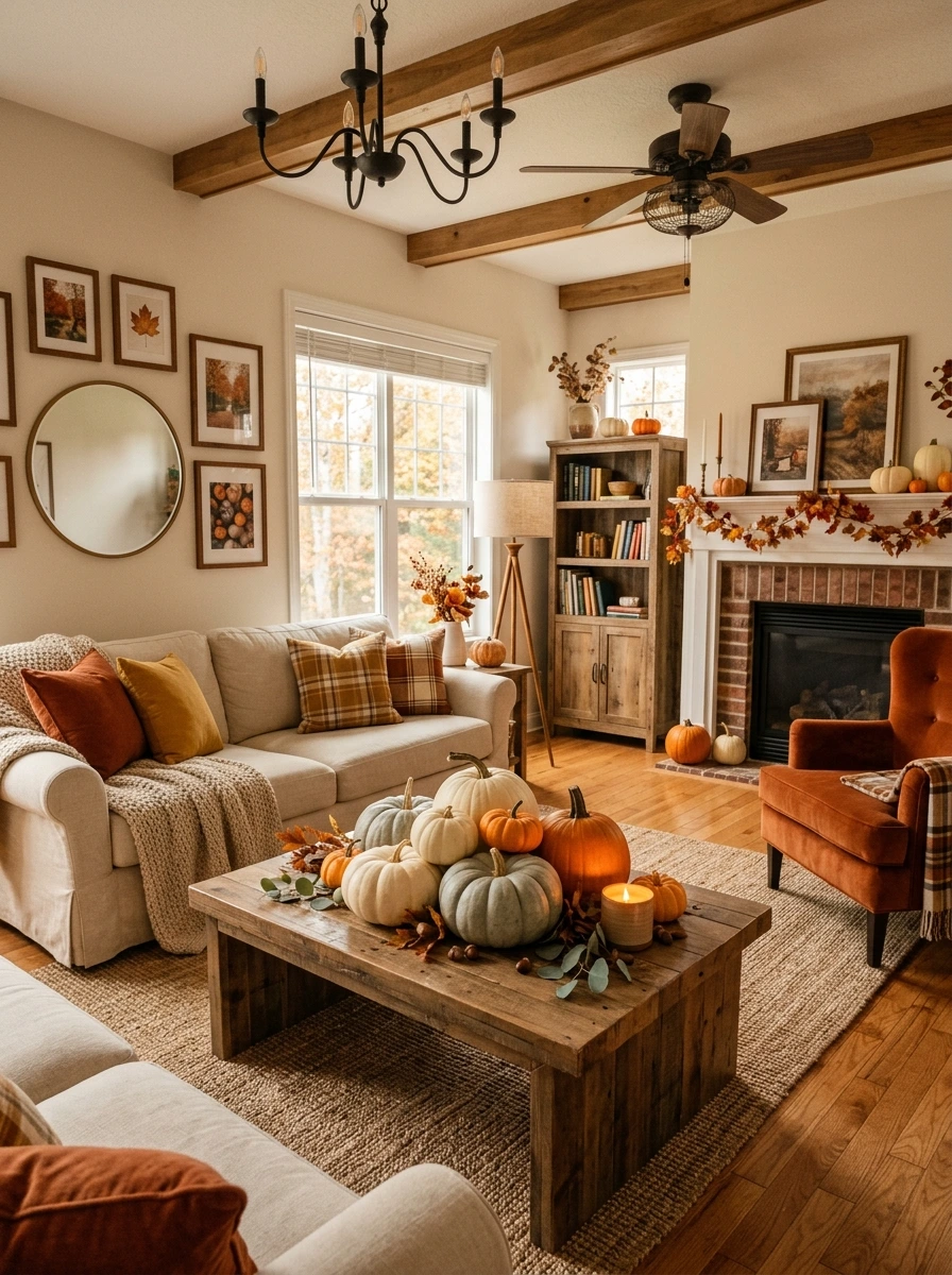 new deco fall room decor rich brown tones 30