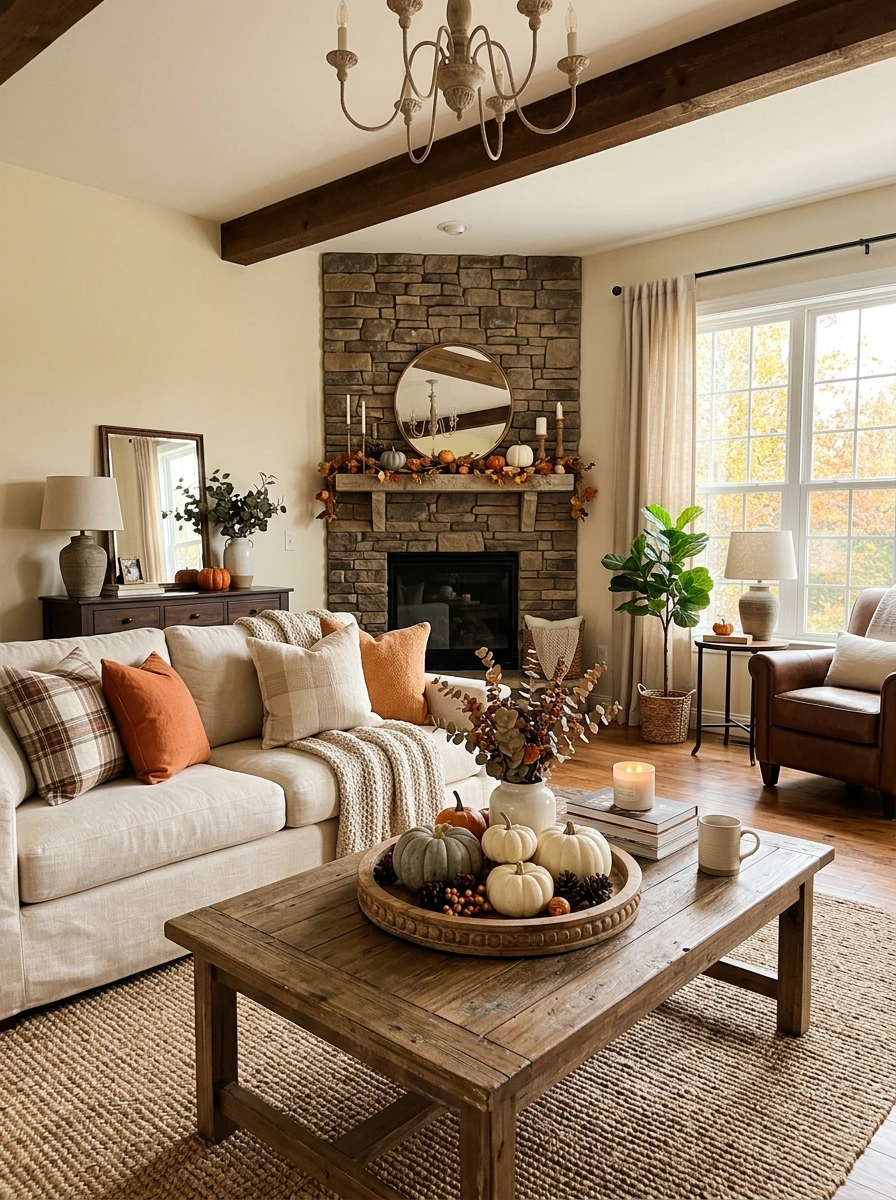 new deco fall room decor rich brown tones 4