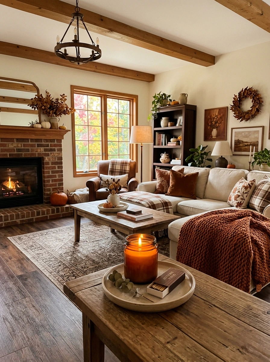new deco fall room decor rich brown tones 40