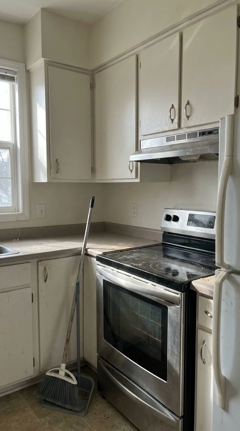 open shelving vs closed cabinets small apartment 3