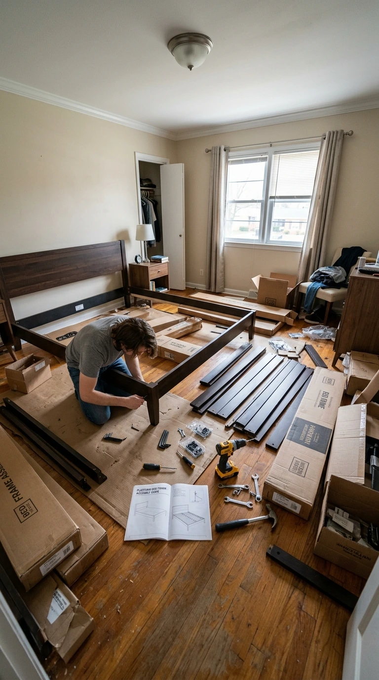platform bed vs traditional bed frame 13
