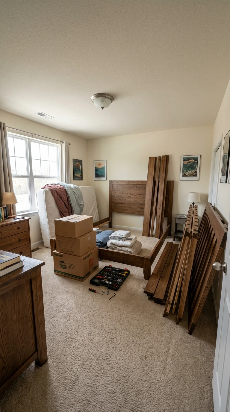 platform bed vs traditional bed frame 14