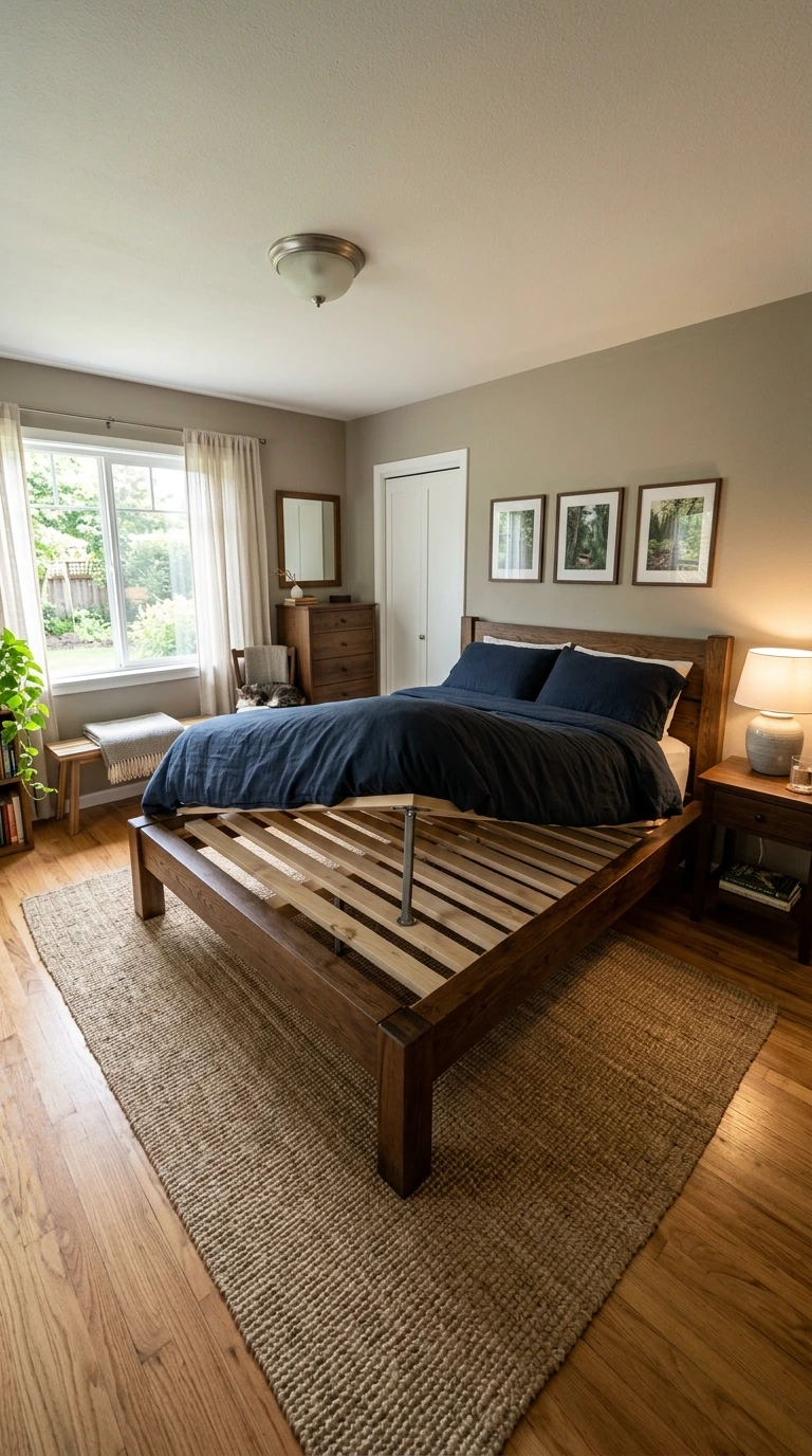 platform bed vs traditional bed frame 24