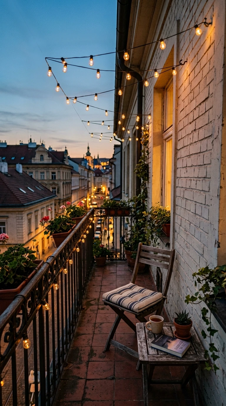 string light patio ideas 11