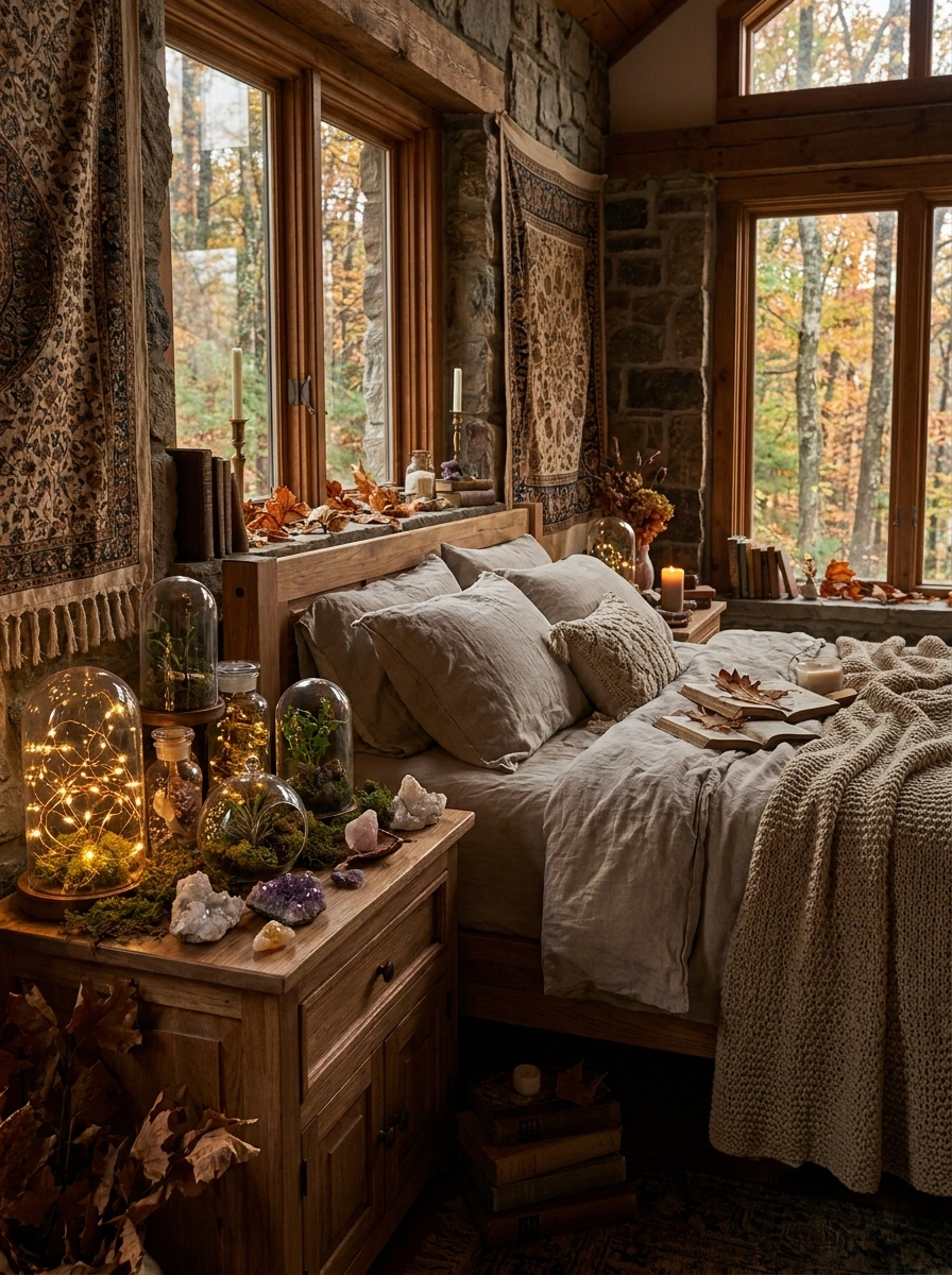 whimsigoth spooky fall bedroom decor cozy 12