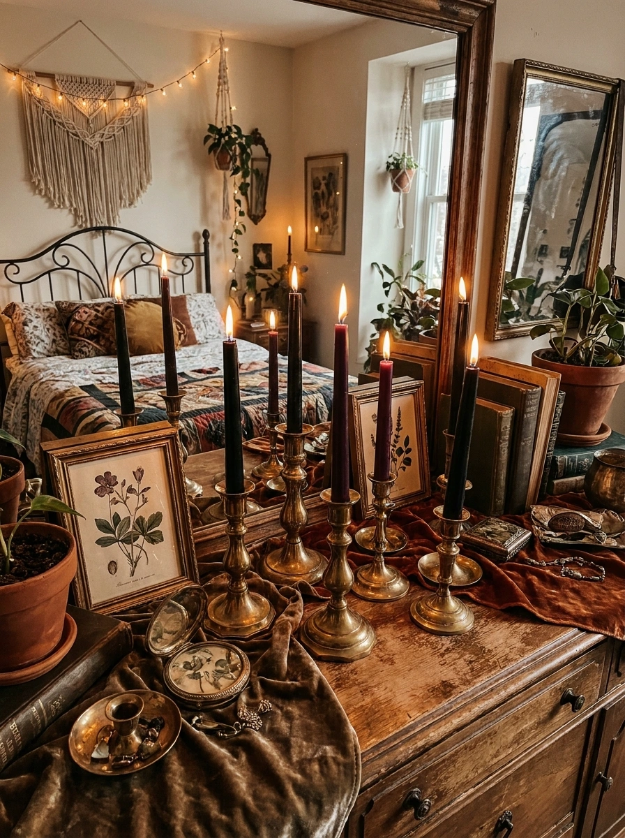 whimsigoth spooky fall bedroom decor cozy 14