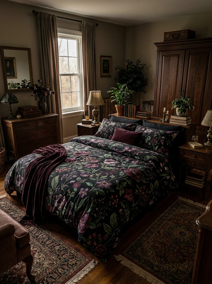 whimsigoth spooky fall bedroom decor cozy 15