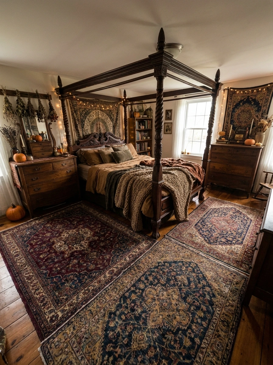 whimsigoth spooky fall bedroom decor cozy 18