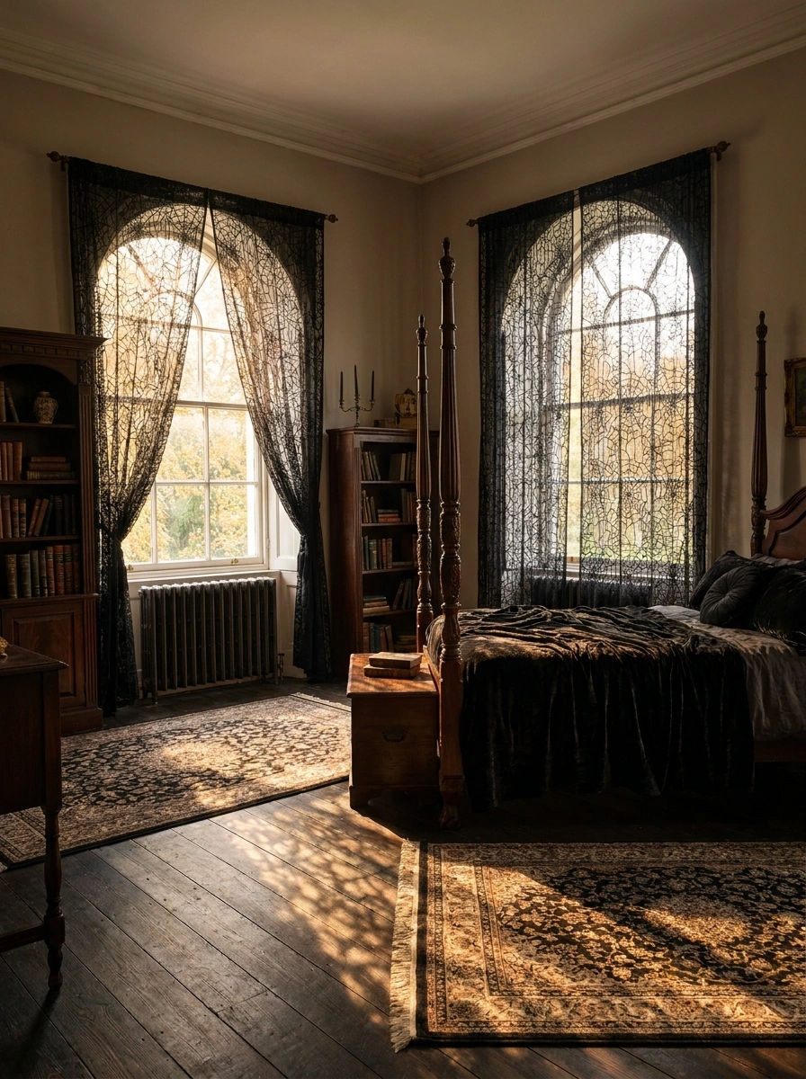 whimsigoth spooky fall bedroom decor cozy 21