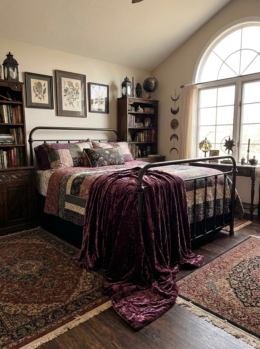 whimsigoth spooky fall bedroom decor cozy 7
