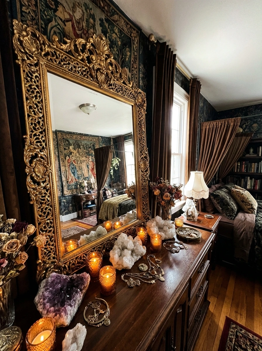 whimsigoth spooky fall bedroom decor cozy 9